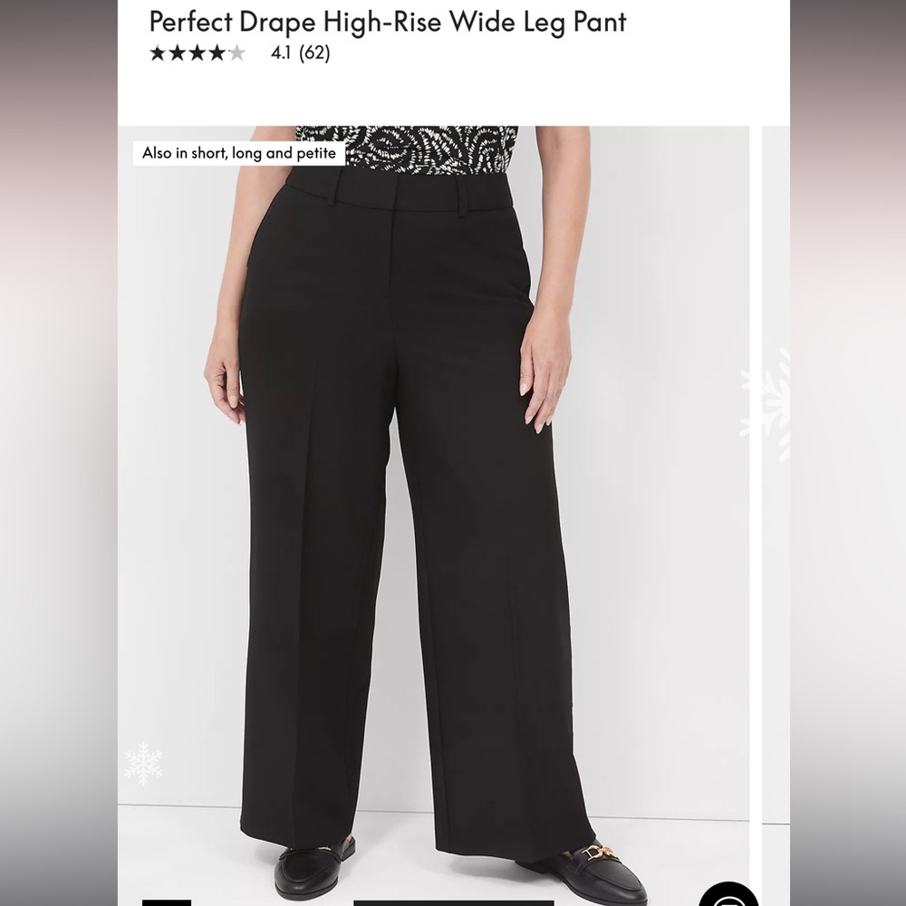 Lane Bryant Perfect Drape High-Rise Wide Leg Pant